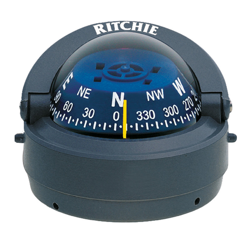 Ritchie S-53G Explorer Compass - Surface Mount - Gray [S-53G]-Angler's World