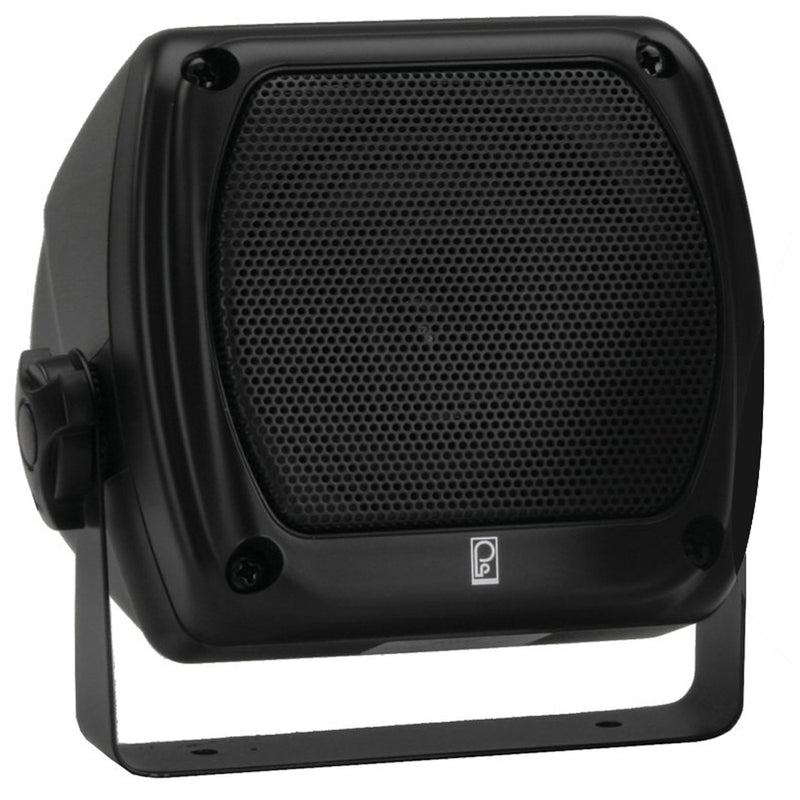 Poly-Planar MA-840 80 Watt Subcompact Box Speaker - Black [MA840B]-Angler's World