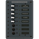 Blue Sea 8059 AC 8 Position Toggle Circuit Breaker Panel [8059]-Angler's World