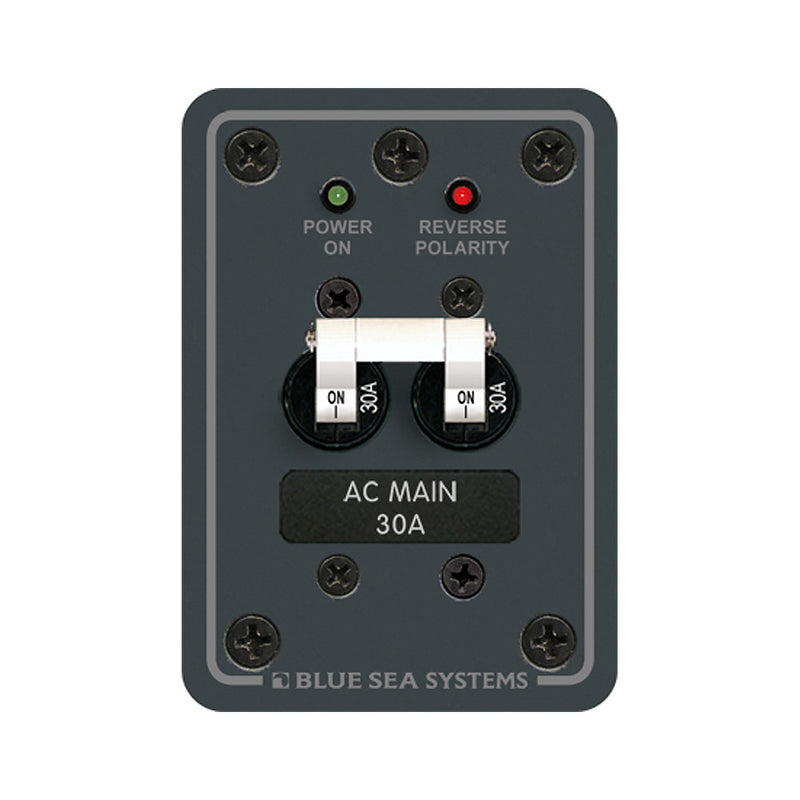 Blue Sea 8077 AC Main Only Toggle Circuit Breaker Panel [8077]-Angler's World