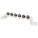 Blue Sea 2306 MiniBus 100AMP Common BusBar Grounding BusBar 6 x 8-32 Screw Terminal [2306]-Angler's World