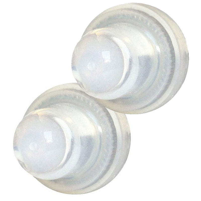 Blue Sea 4135 Push Button Reset Only Circuit Breaker Boot - Clear- 2-Pack [4135]-Angler's World