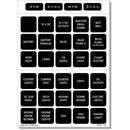 Blue Sea 4216 Square Format Label Set - 60 [4216]-Angler's World