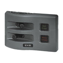Blue Sea 4302 WeatherDeck Water Resistant Fuse Panel - 2 Position - Grey [4302]-Angler's World
