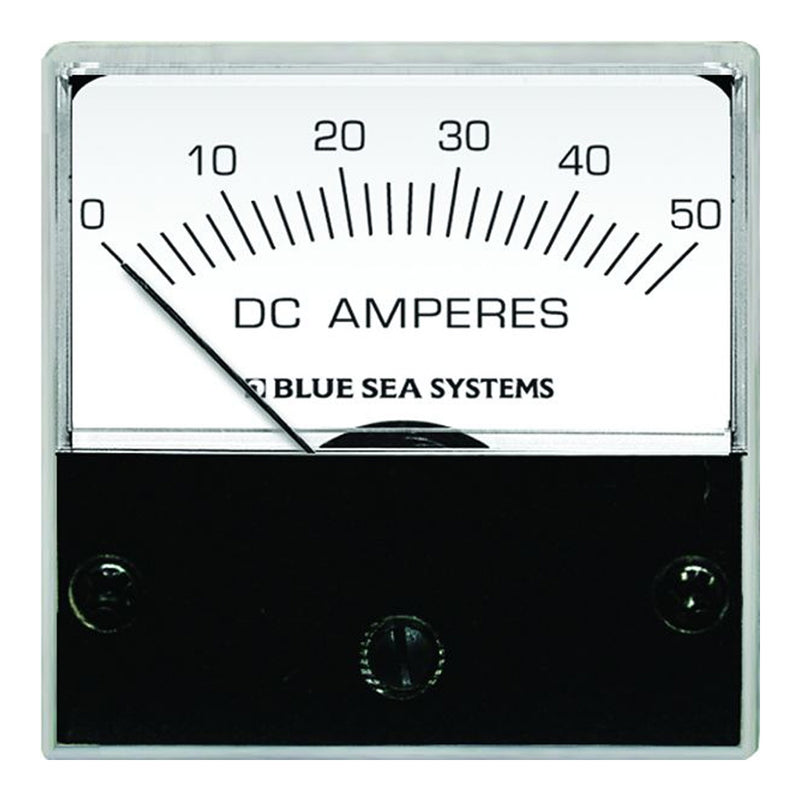 Blue Sea 8041 DC Analog Micro Ammeter - 2" Face, 0-50 Amperes DC [8041]-Angler's World