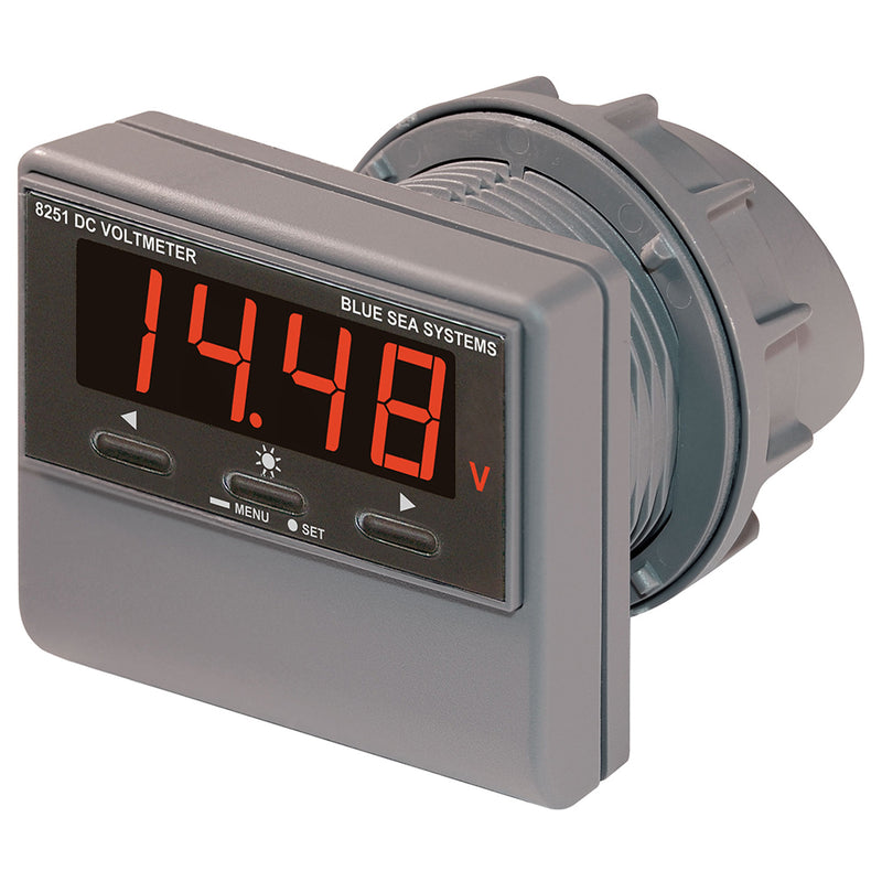 Blue Sea 8251 DC Digital Voltmeter w/Alarm [8251]-Angler's World
