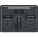 Blue Sea 8365 AC Rotary Switch Panel 65 Ampere 2 Positions + OFF, 2 Pole [8365]-Angler's World