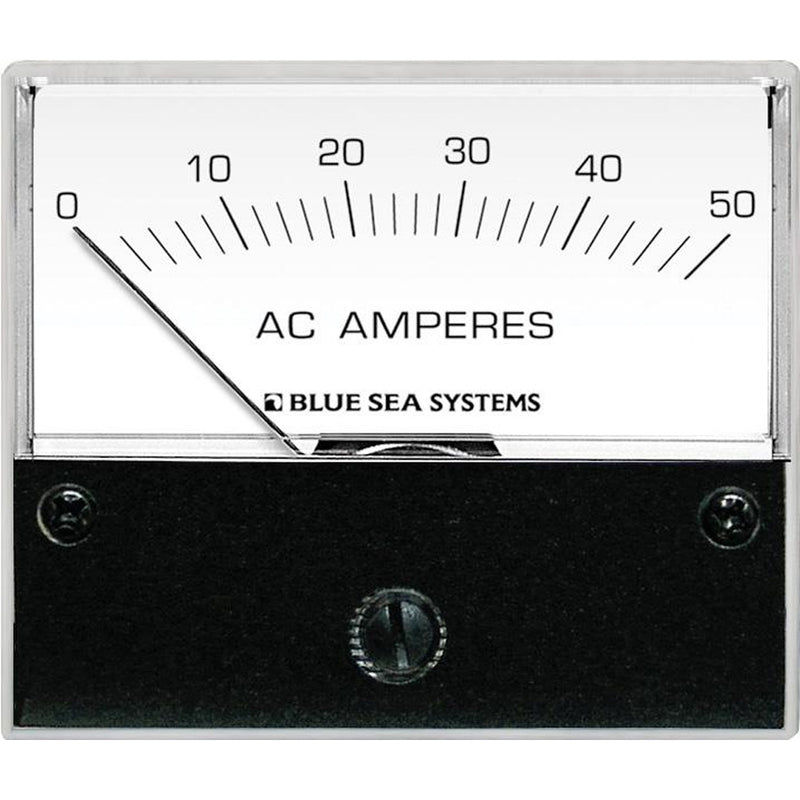Blue Sea 9630 AC Analog Ammeter 0-50 Amperes AC [9630]-Angler's World