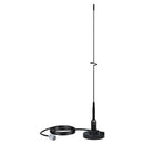 Shakespeare VHF 19" 5218 Black SS Whip Antenna - Magnetic Mount [5218]-Angler's World