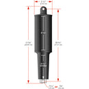 Lenco 101XD Extreme Duty Actuator - 12V - 2 1/4" Stroke - 3/8" Hardware [15056-001]-Angler's World