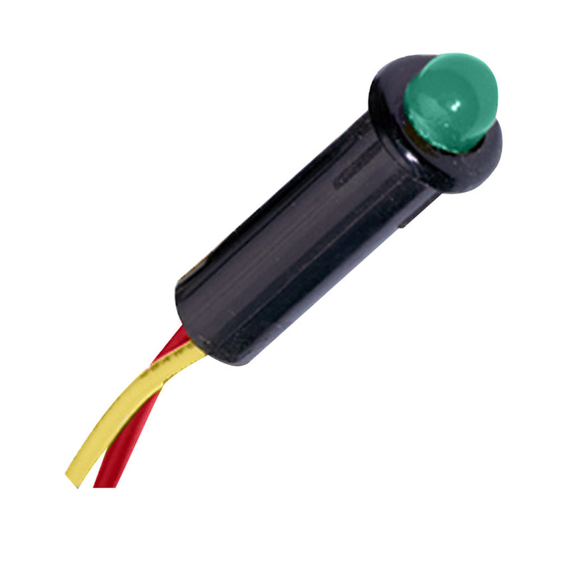 Paneltronics LED Indicator Light - Green - 240 VAC - 1/4" [048-027]-Angler's World