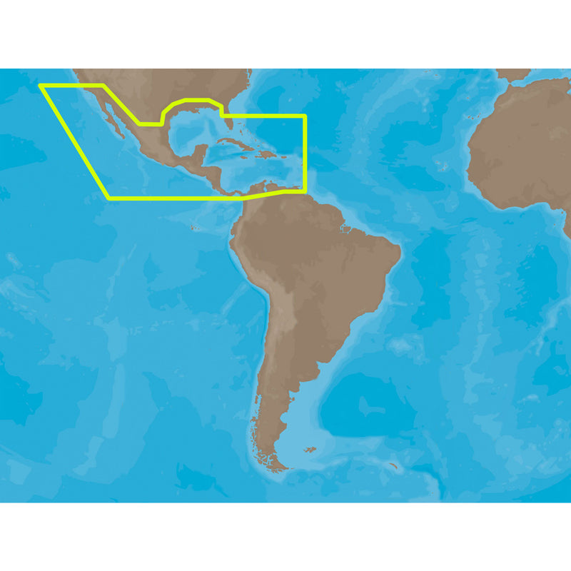 C-MAP MAX NA-M027 - Central America & The Caribbean - SD Card [NA-M027SDCARD]-Angler's World