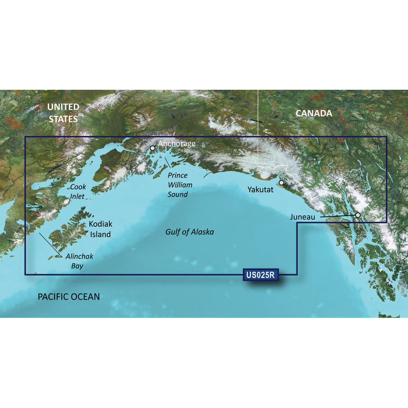 Garmin BlueChart g3 Vision HD - VUS025R - Anchorage - Juneau - microSD/SD [010-C0726-00]-Angler's World