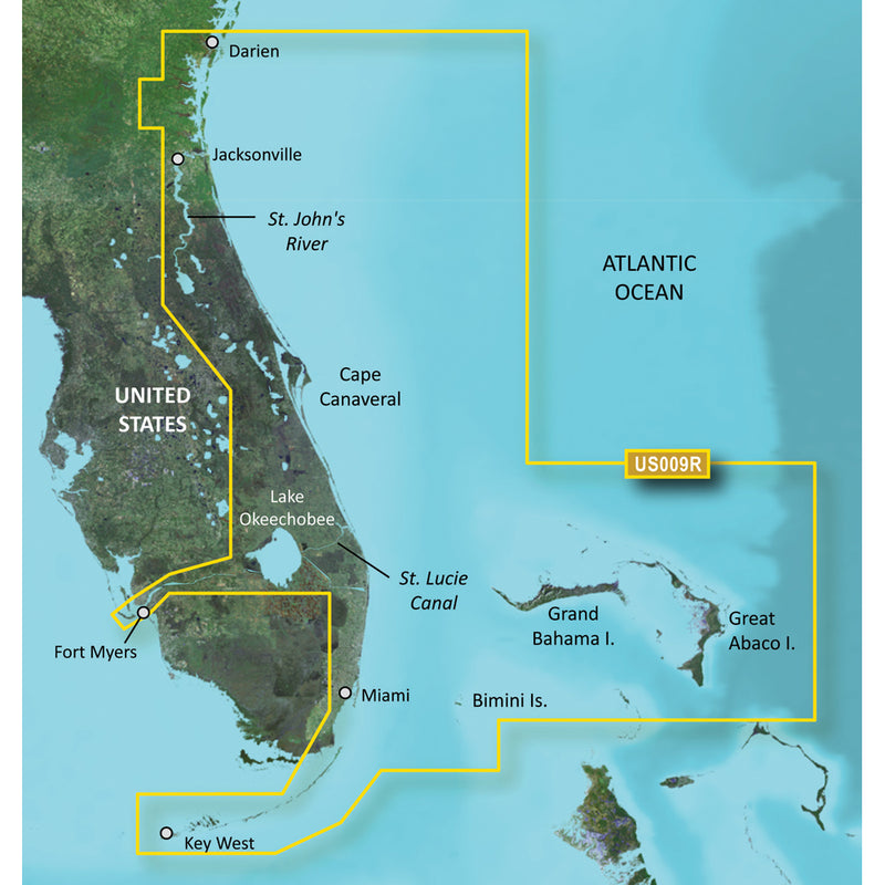 Garmin BlueChart g3 Vision HD - VUS009R - Jacksonville - Key West - microSD/SD [010-C0710-00]-Angler's World