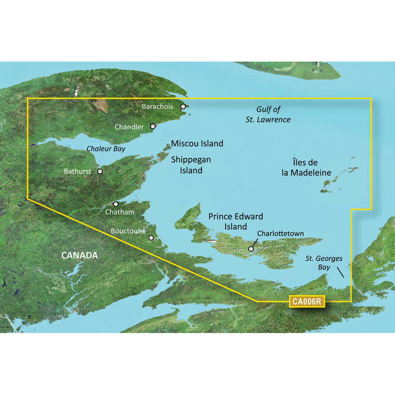 Garmin BlueChart g3 Vision HD - VCA006R - P.E.I. to Chaleur Bay - SD Card [010-C0692-00]-Angler's World