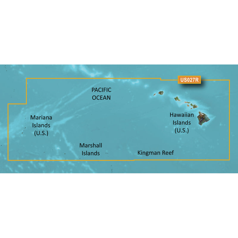 Garmin BlueChart g3 Vision HD - VUS027R - Hawaiian Islands - Mariana Islands - microSD/SD [010-C0728-00]-Angler's World