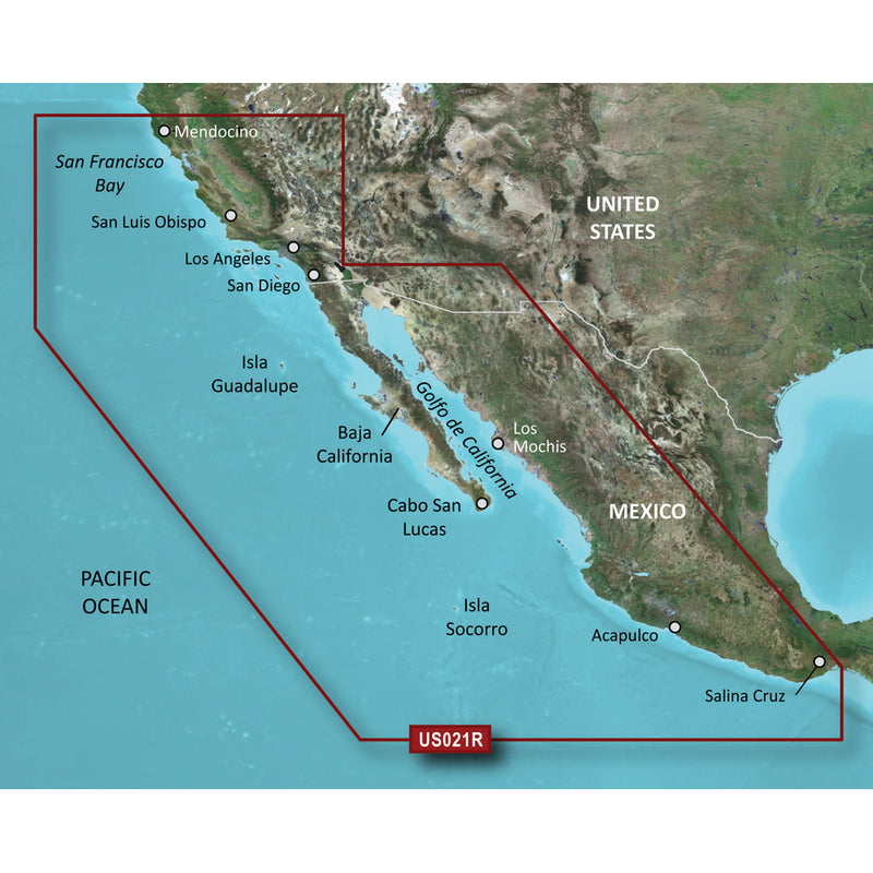 Garmin BlueChart g3 Vision HD - VUS021R - California-Mexico - microSD/SD [010-C0722-00]-Angler's World
