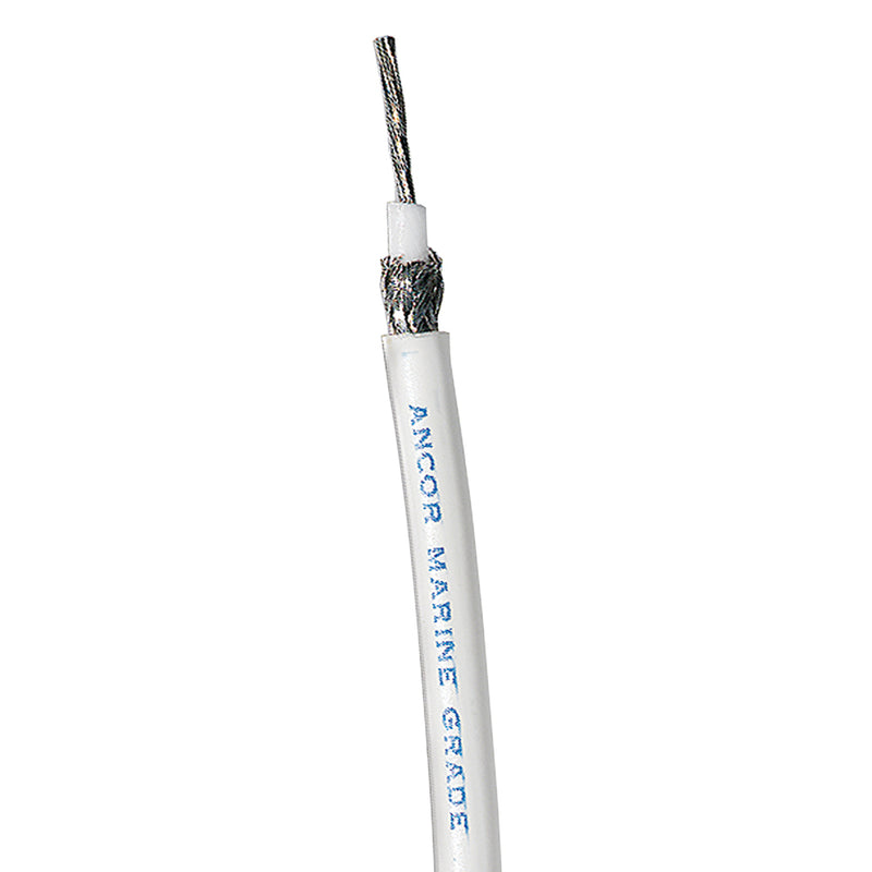 Ancor RG 8X White Tinned Coaxial Cable - 100 [151510]-Angler's World