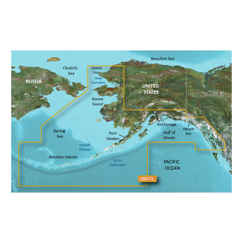 Garmin BlueChart g3 Vision HD - VUS517L - Alaska South - microSD/SD [010-C0887-00]-Angler's World