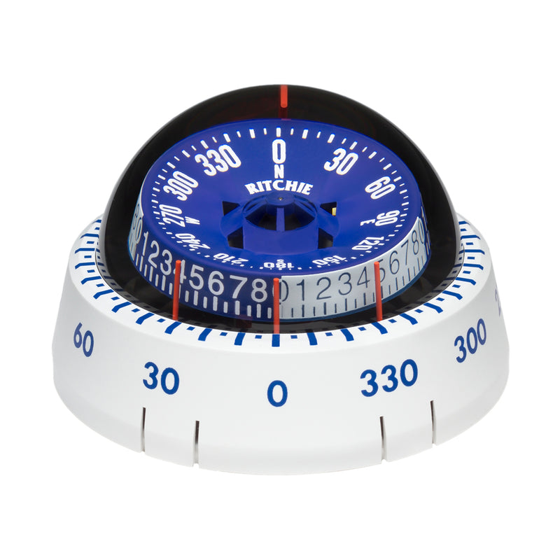 Ritchie XP-98W X-Port Tactician Compass - Surface Mount - White [XP-98W]-Angler's World