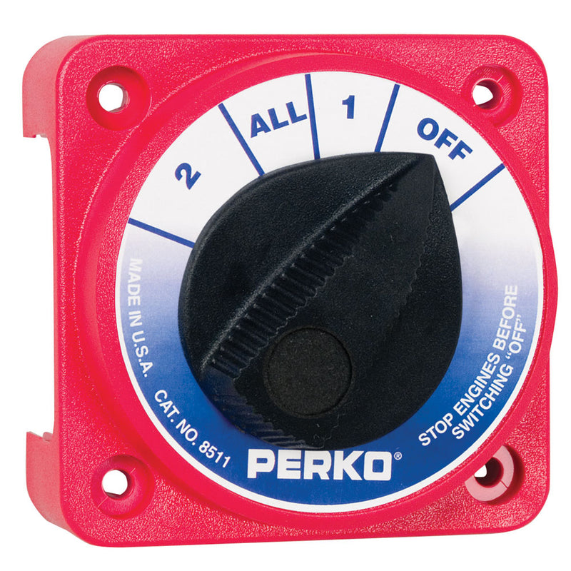 Perko Compact Medium Duty Battery Selector Switch w/o Key Lock [8511DP]-Angler's World