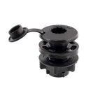 Scotty Compact Threaded Round Deck Mount [444-BK]-Angler's World
