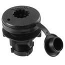 Scotty Compact Threaded Round Deck Mount [444-BK]-Angler's World