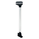 Perko Stealth Series - L.E.D. Fold Down White All-Round Light - Vertical Mount - 13-3/8" [1639DP0CHR]-Angler's World