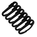 Scotty Nylon Snap Hook Black 6-Pack [590-BK]-Angler's World