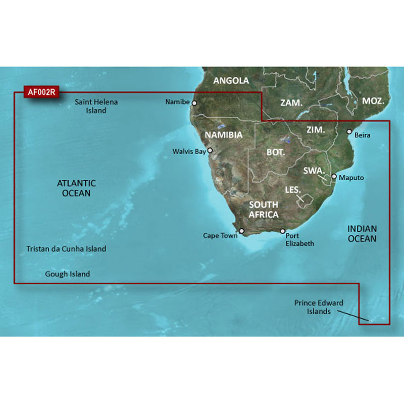 Garmin BlueChart g3 HD - HXAF002R - South Africa - microSD/SD [010-C0748-20]-Angler's World
