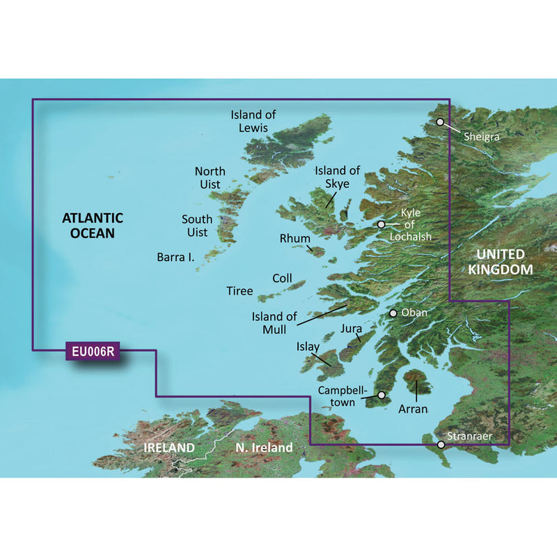 Garmin BlueChart g3 HD - HXEU006R - Scotland West Coast - microSD/SD [010-C0765-20]-Angler's World