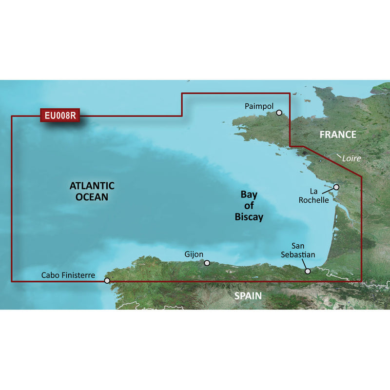 Garmin BlueChart g3 HD - HXEU008R - Bay of Biscay - microSD/SD [010-C0766-20]-Angler's World