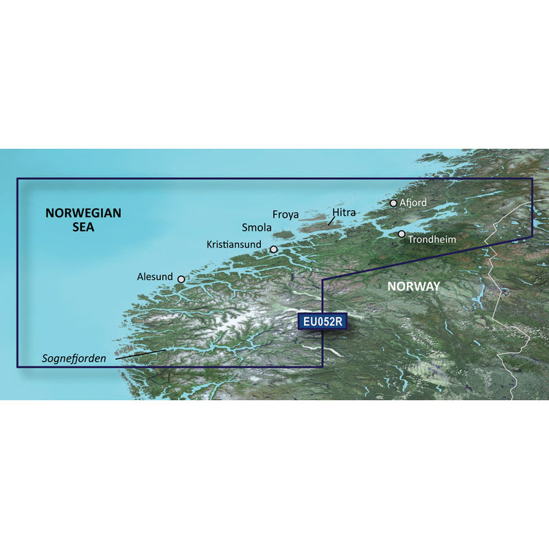 Garmin BlueChart g3 HD - HXEU052R - Sognefjorden - Svefjorden - microSD/SD [010-C0788-20]-Angler's World