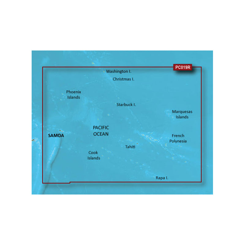 Garmin BlueChart g3 HD - HXPC019R - Polynesia - microSD/SD [010-C0866-20]-Angler's World