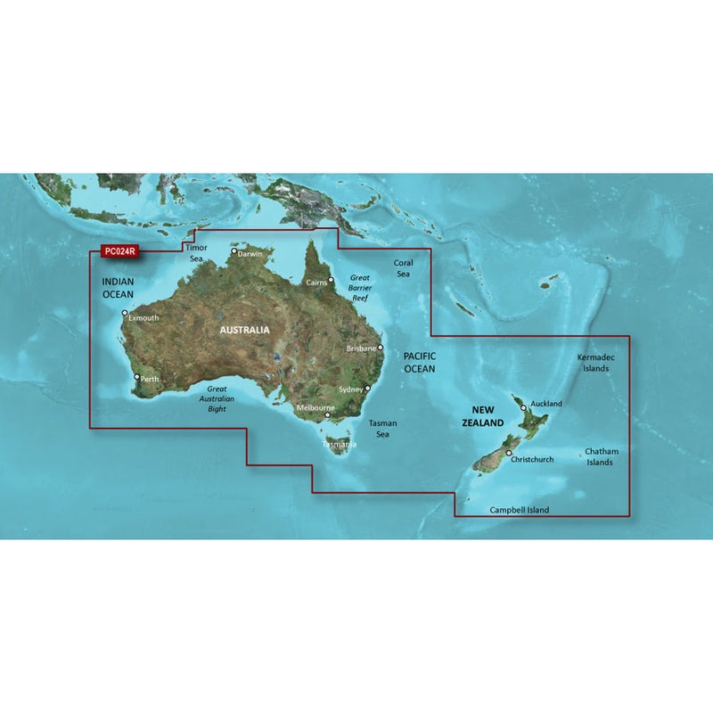 Garmin BlueChart g3 HD - HXPC024R - Australia New Zealand - microSD/SD [010-C1020-20]-Angler's World