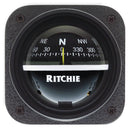 Ritchie V-537 Explorer Compass - Bulkhead Mount - Black Dial [V-537]-Angler's World