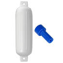 Polyform G-3 Twin Eye Fender 5.5" x 19" - White w/Adapter [G-3-WHITE]-Angler's World