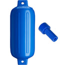 Polyform G-5 Twin Eye Fender 8.8" x 26.8" - Blue w/Adapter [G-5-BLUE]-Angler's World