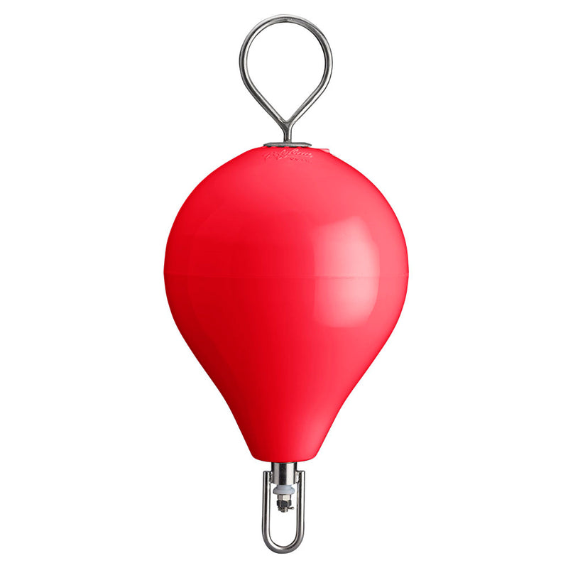 Polyform 13.5" CM Mooring Buoy w/SS Iron - Red [CM-2SS-RED]-Angler's World