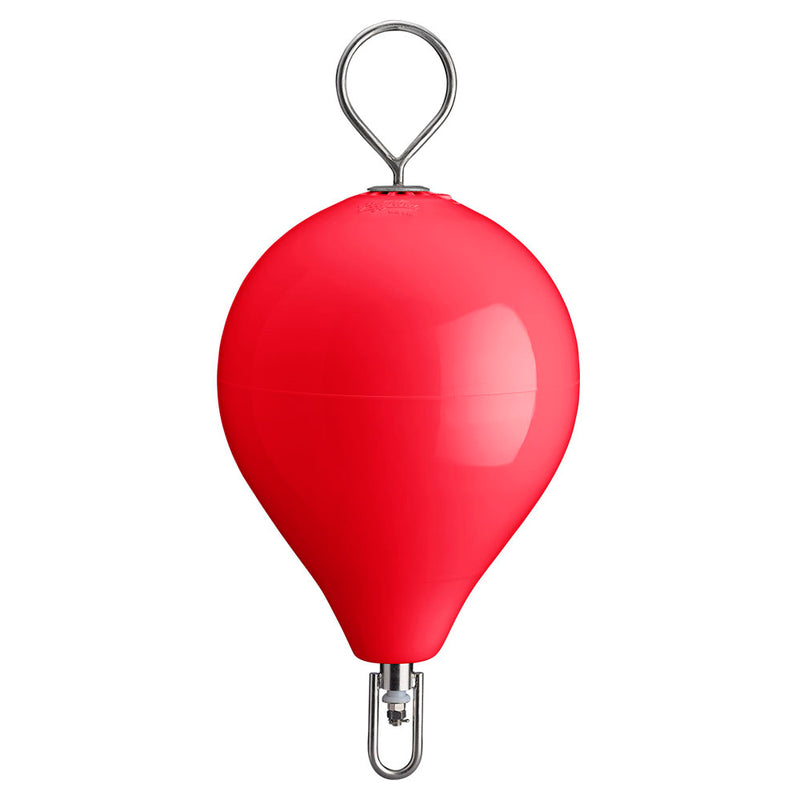 Polyform 17" CM Mooring Buoy w/SS Iron - Red [CM-3SS-RED]-Angler's World