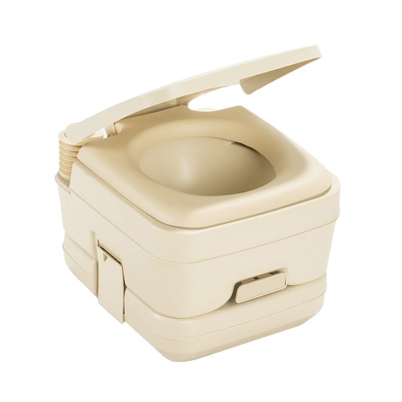 Dometic 964 Portable Toilet w/Mounting Brackets - 2.5 Gallon - Parchment [311096402]-Angler's World