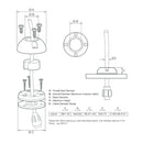 Scanstrut DS16-P Vertical Cable Seal [DS16-P]-Angler's World