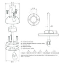 Scanstrut DS40-P Vertical Cable Seal [DS40-P]-Angler's World