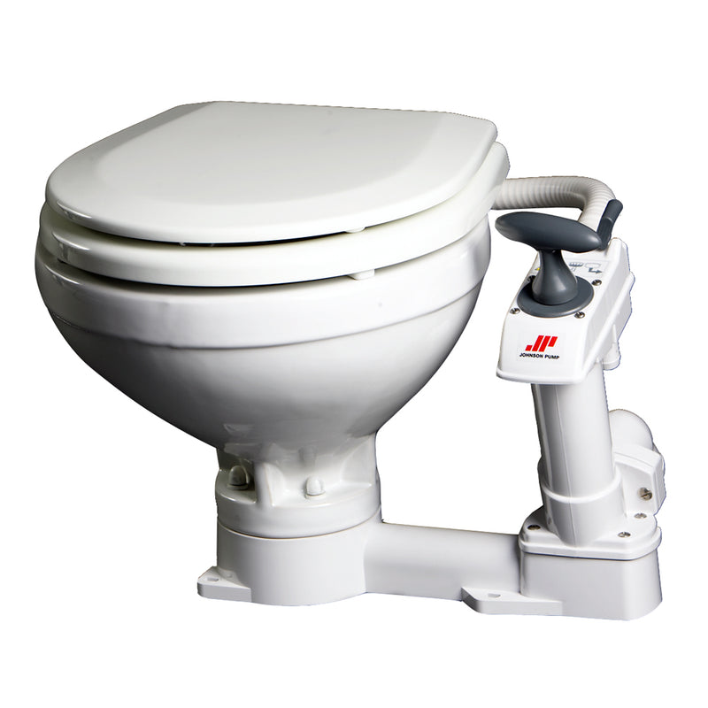 Johnson Pump Compact Manual Toilet [80-47229-01]-Angler's World