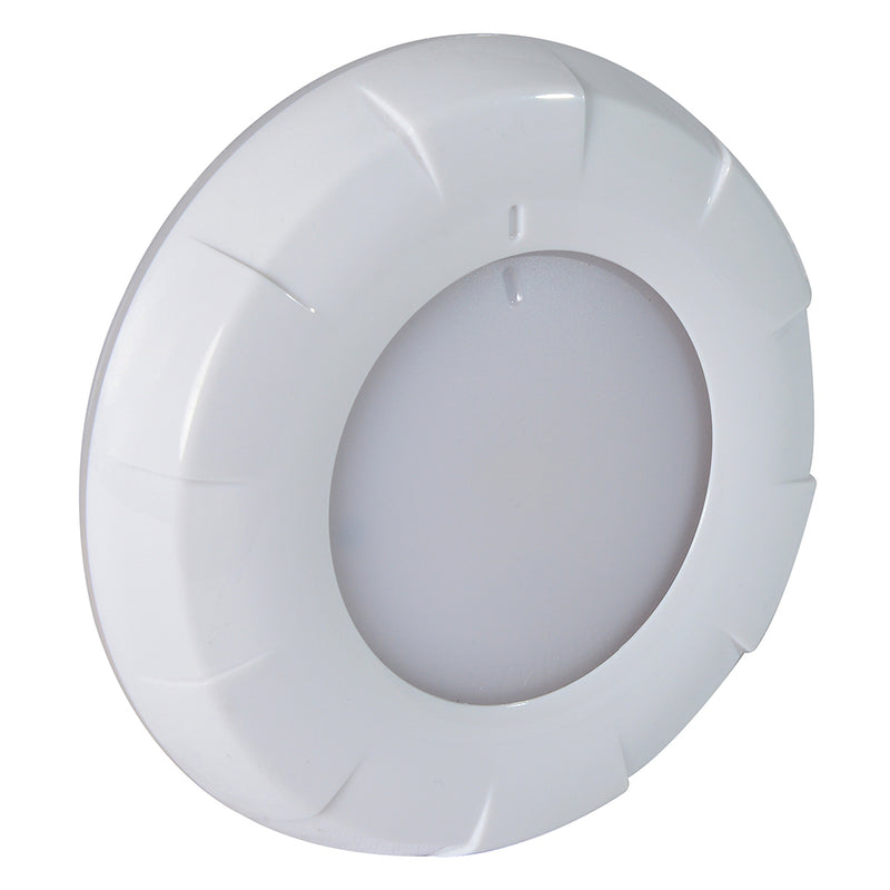 Lumitec Aurora LED Dome Light - White Finish - White/Red Dimming [101076]-Angler's World
