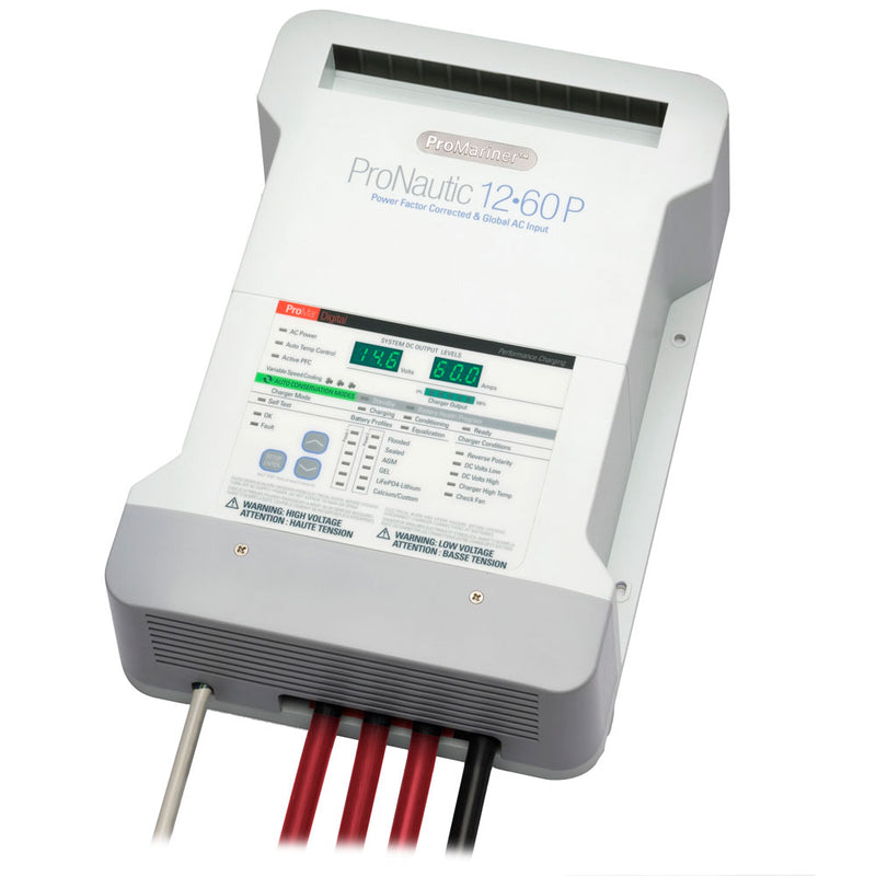 ProMariner ProNautic 1260P 60 Amp 3 Bank Battery Charger [63160]-Angler's World