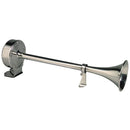 Schmitt Marine Deluxe All-Stainless Single Trumpet Horn - 12V [10027]-Angler's World