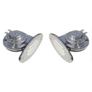 Schmitt Marine Mini Stainless Steel Dual Drop-In Horn w/Stainless Steel Grills High Low Pitch [10055]-Angler's World