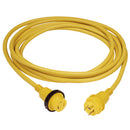 Marinco 30 Amp PowerCord PLUS Cordset w/Power-On LED - Yellow 50ft [199119]-Angler's World