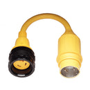 Marinco Pigtail Adapter, 30A Locking to 50A Locking [121A]-Angler's World